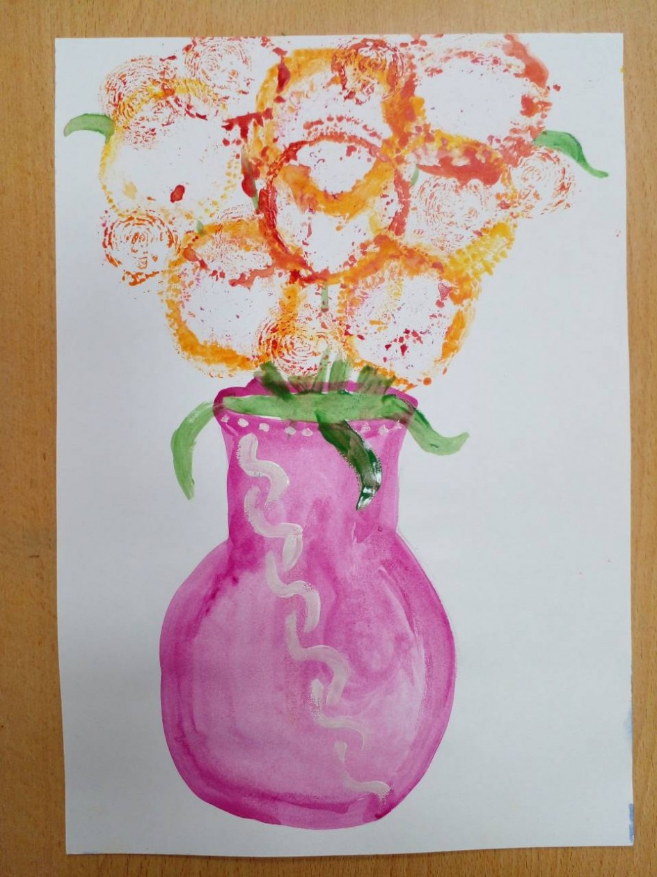 "Цветы моей мамуле"