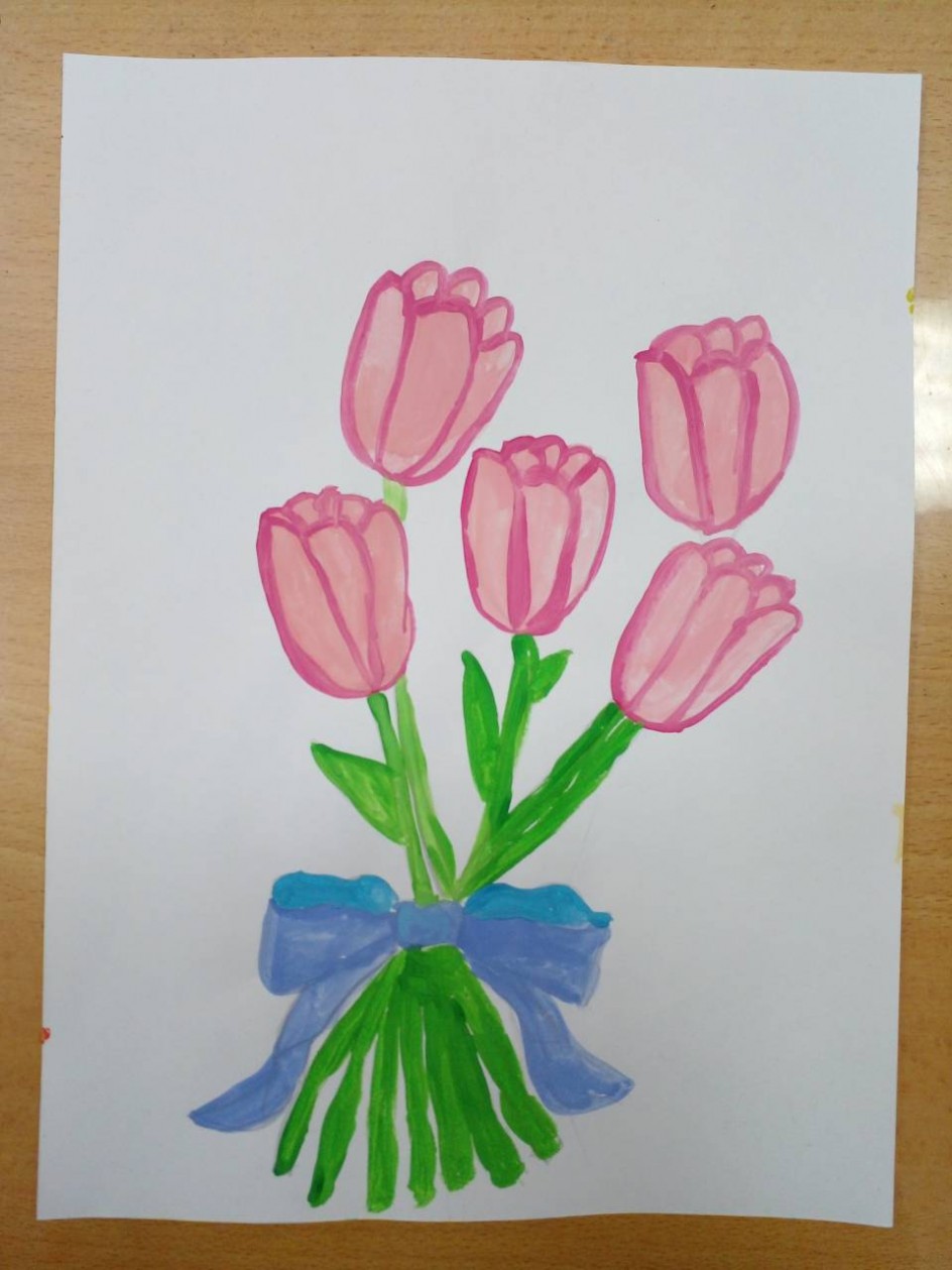 Цветы для мамы.