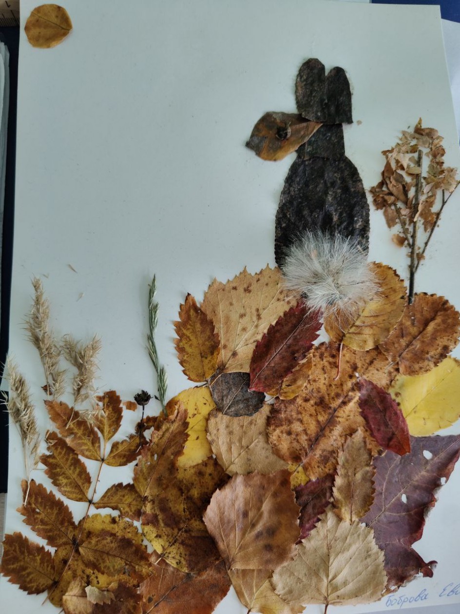 Зайчик на опушке