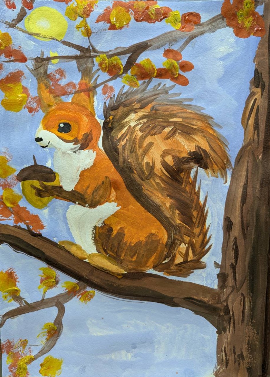 «Да орешки все грызет...»