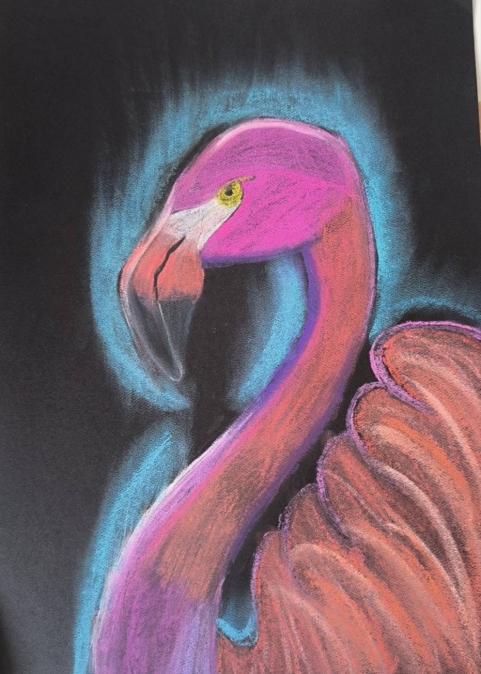 Краски фламинго