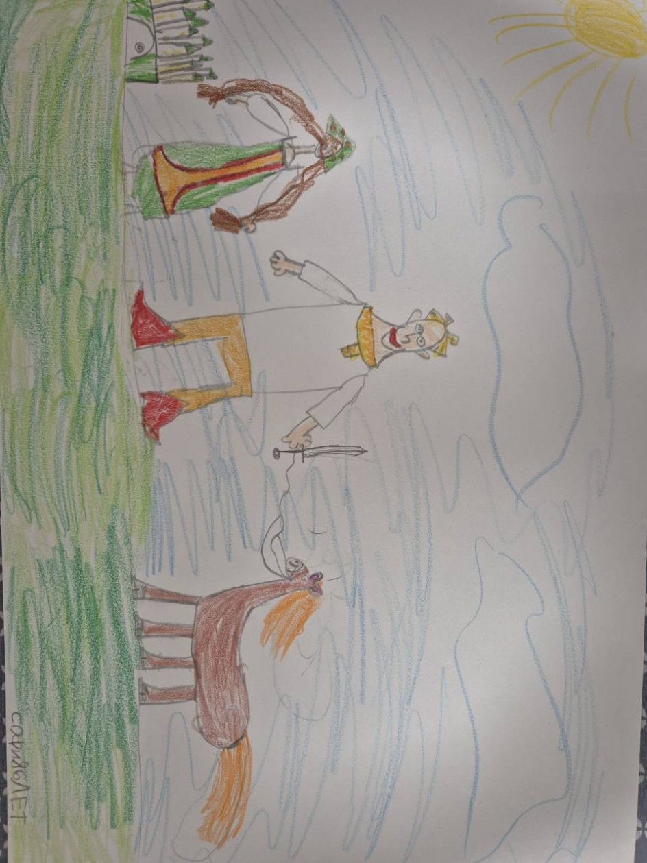 Алеша Попович и богатырский конь