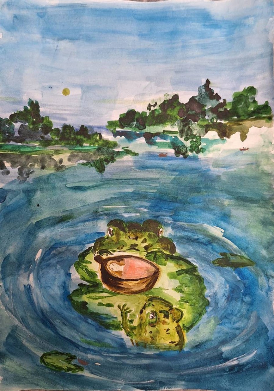 Дюймовочка и жабы