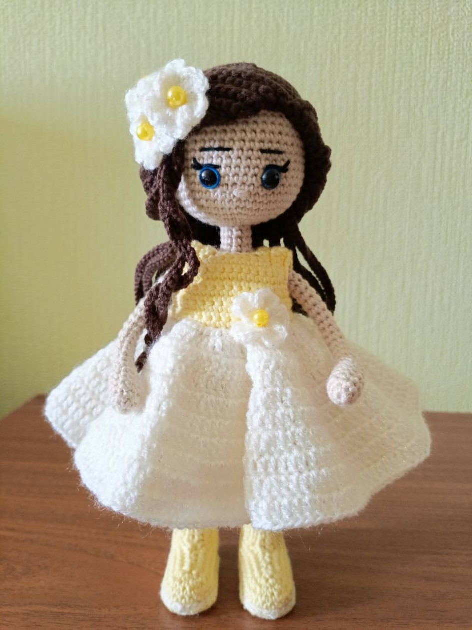Кукла-ромашка
