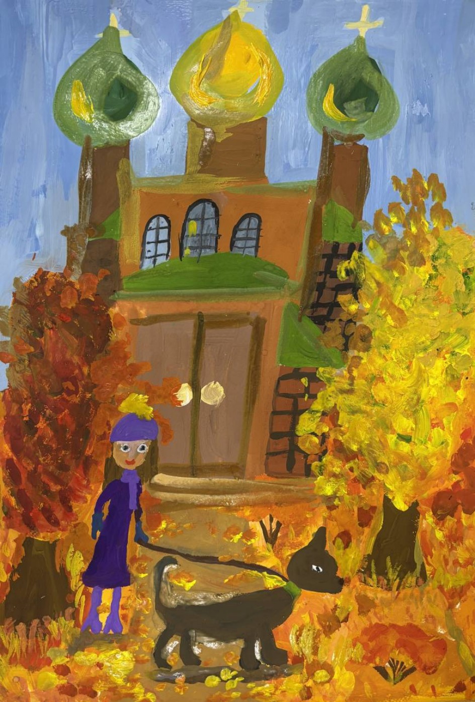 Осенний храм в Новоалтайске