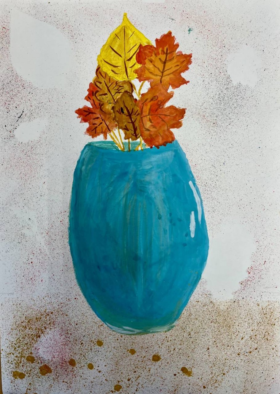 «Осенний букет в вазе»