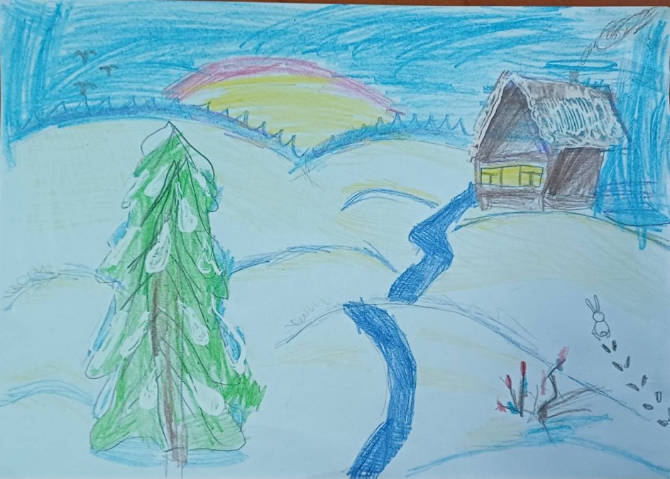 Зимняя дорога к дому