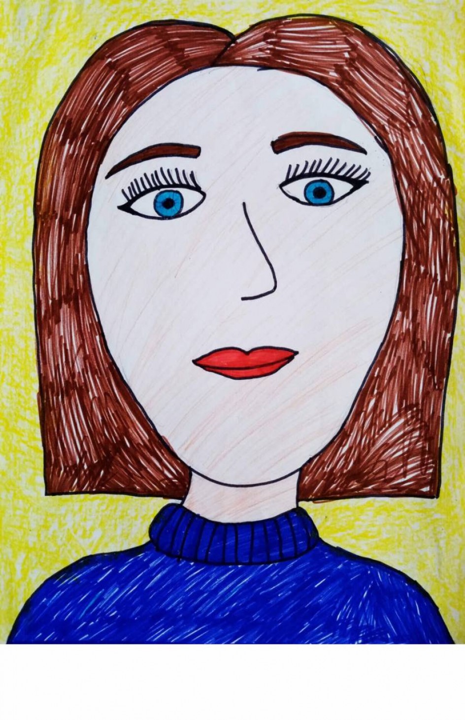 Портрет  любимой мамы!