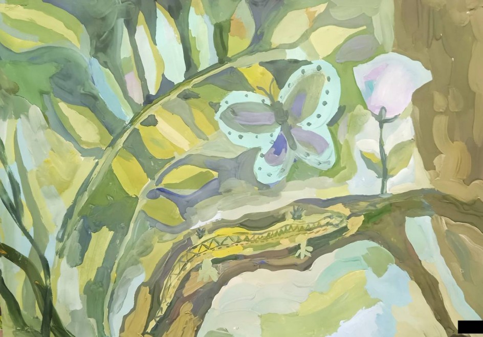 "Кто то спрятался в траве"