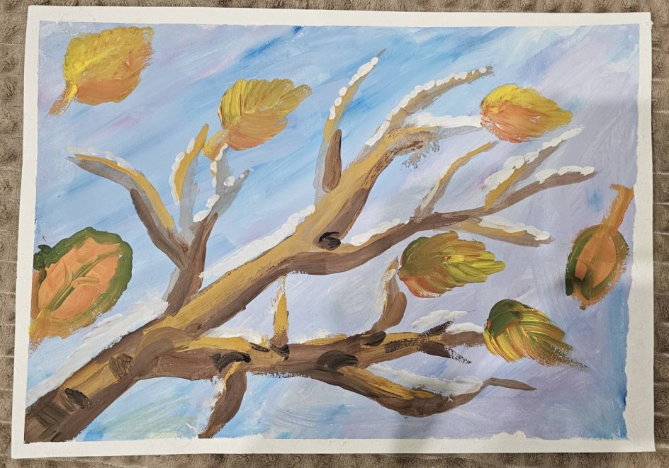 Последние осенние листья