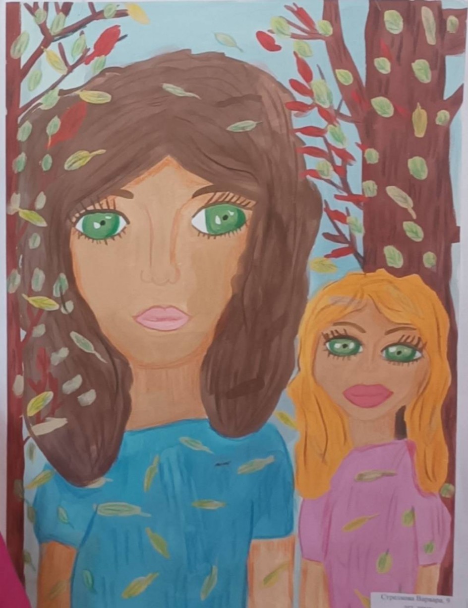 Портрет любимой мамы