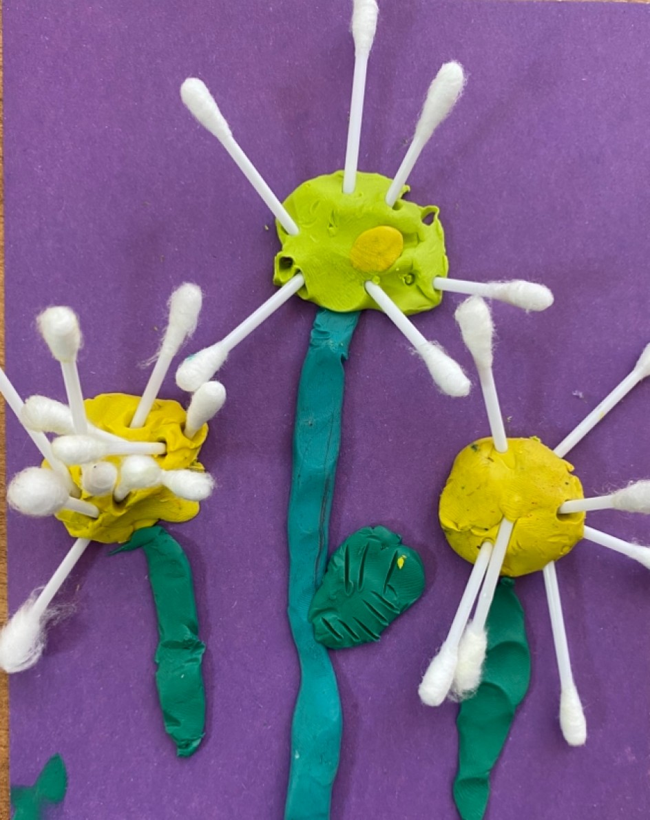 Букет одуванчиков для мамы