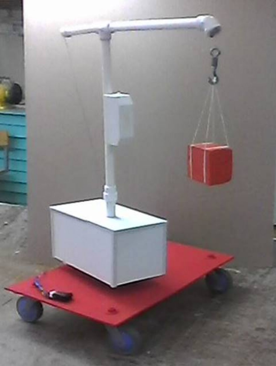 модель подъемного крана