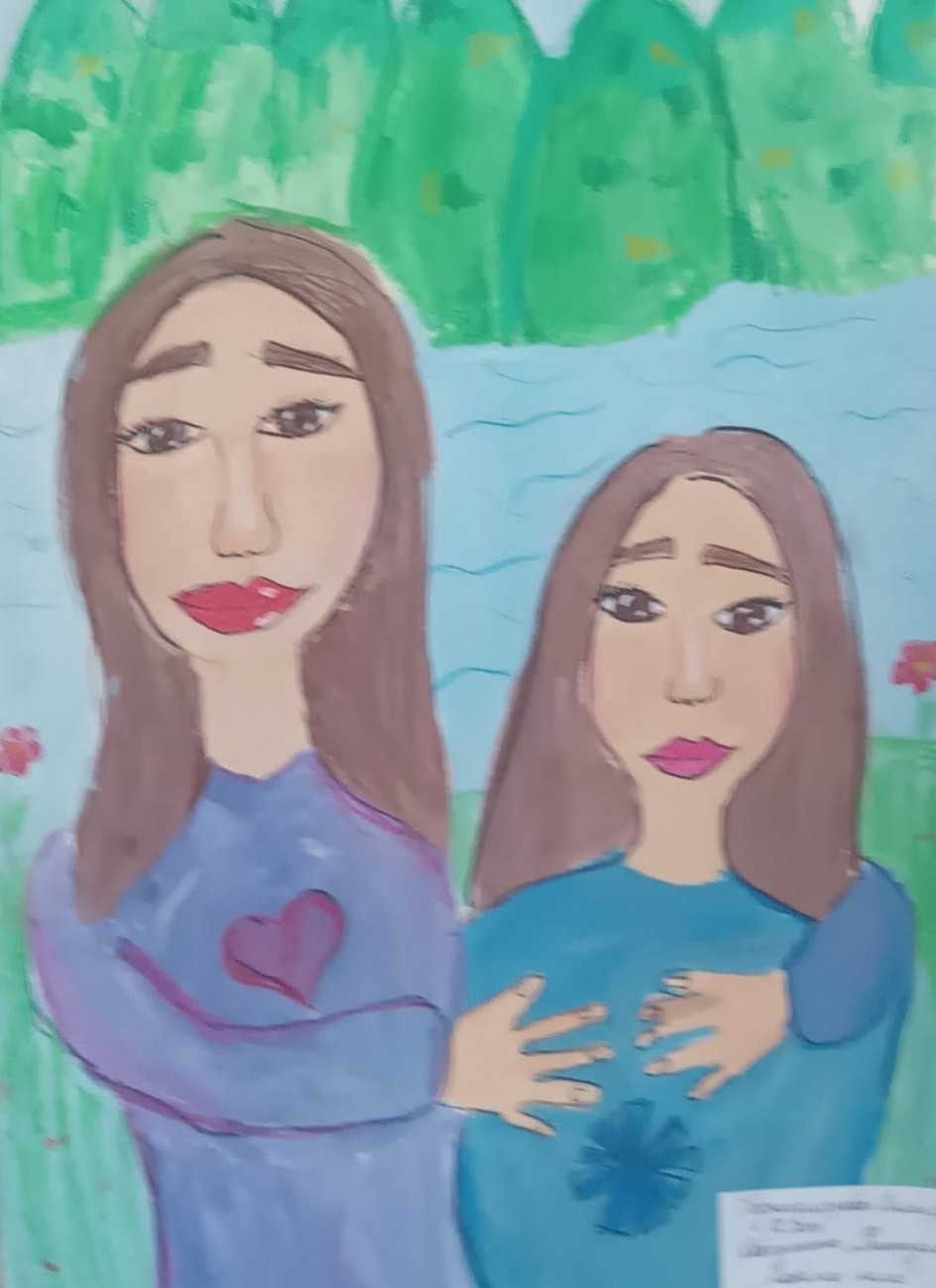 Портрет любимой мамы