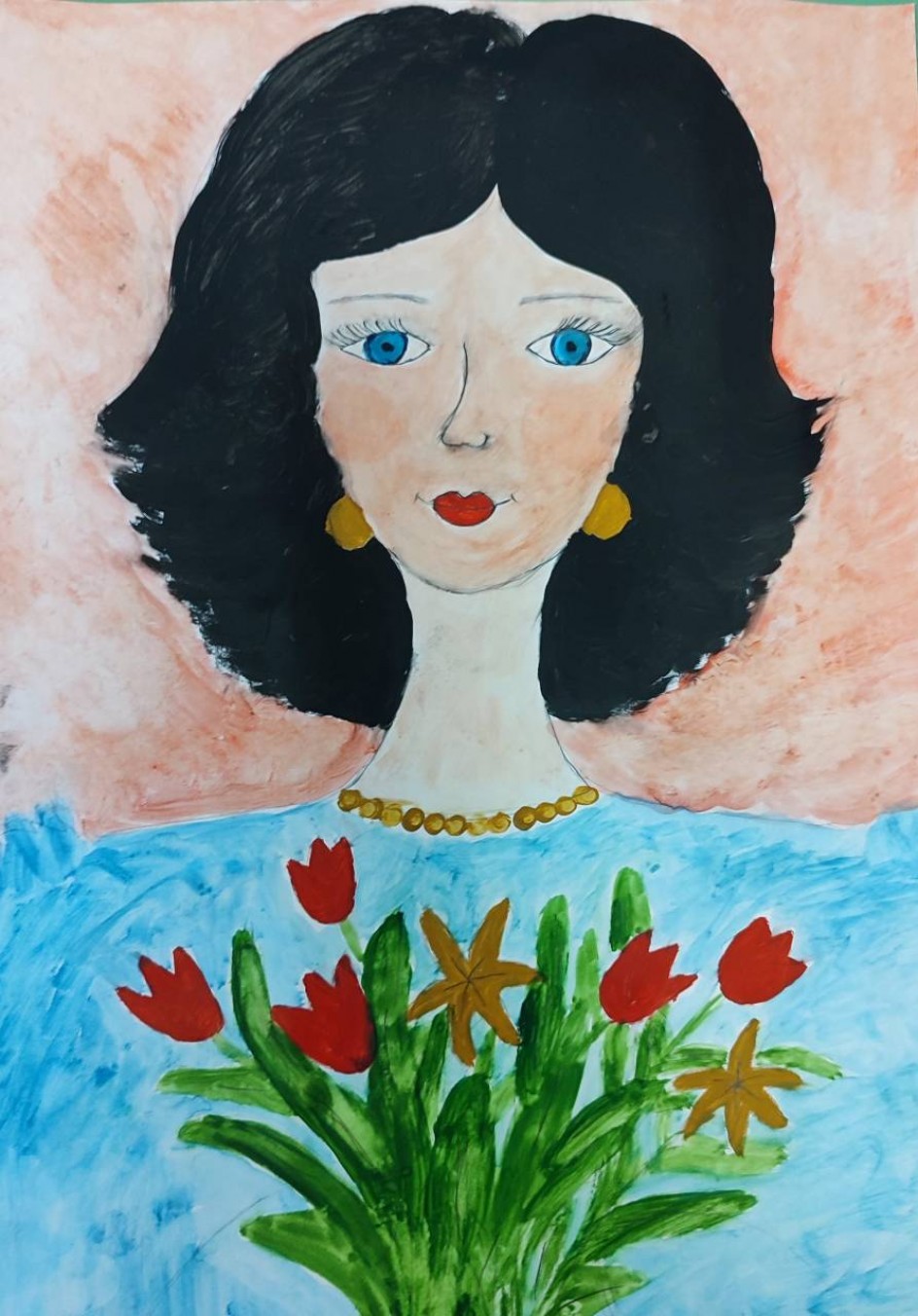 "Мамочка моя! С праздником тебя!"