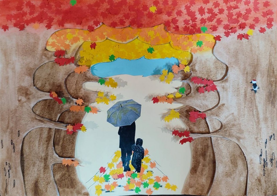 "В осеннем парке"