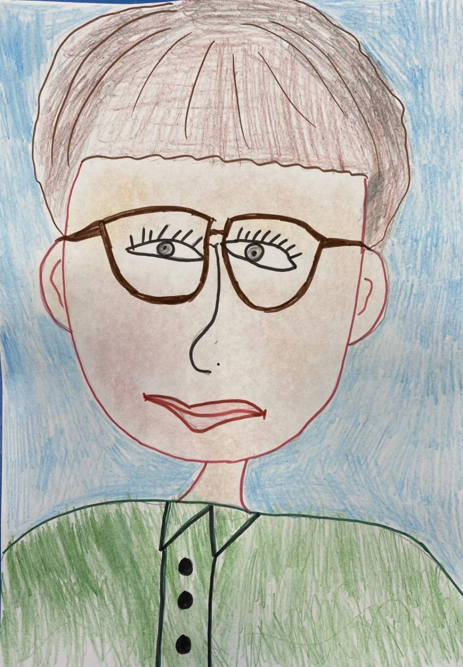 Портрет любимой мамочки