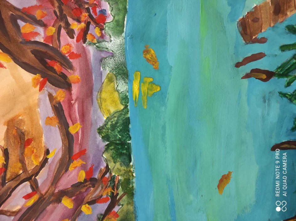 Осенний вечер у реки