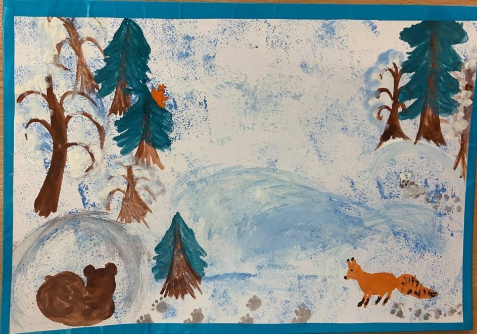 Зимовье в северном лесу