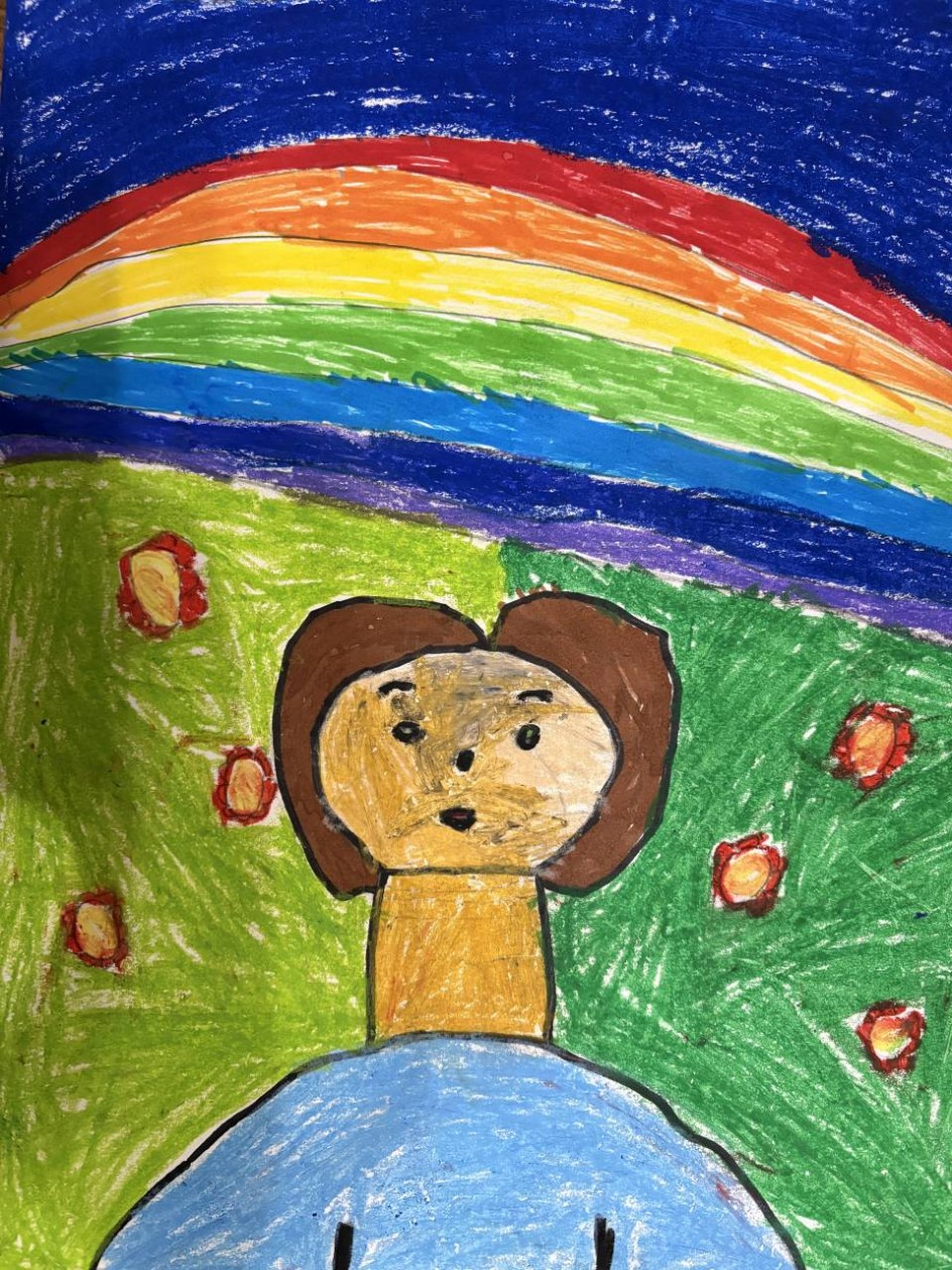 Мама - моя радуга в жизни.