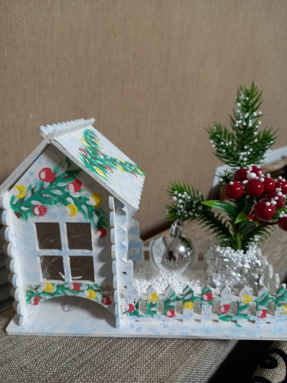 Сказочный зимний домик