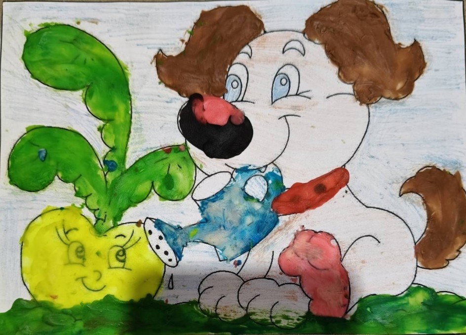 Растет большая репка