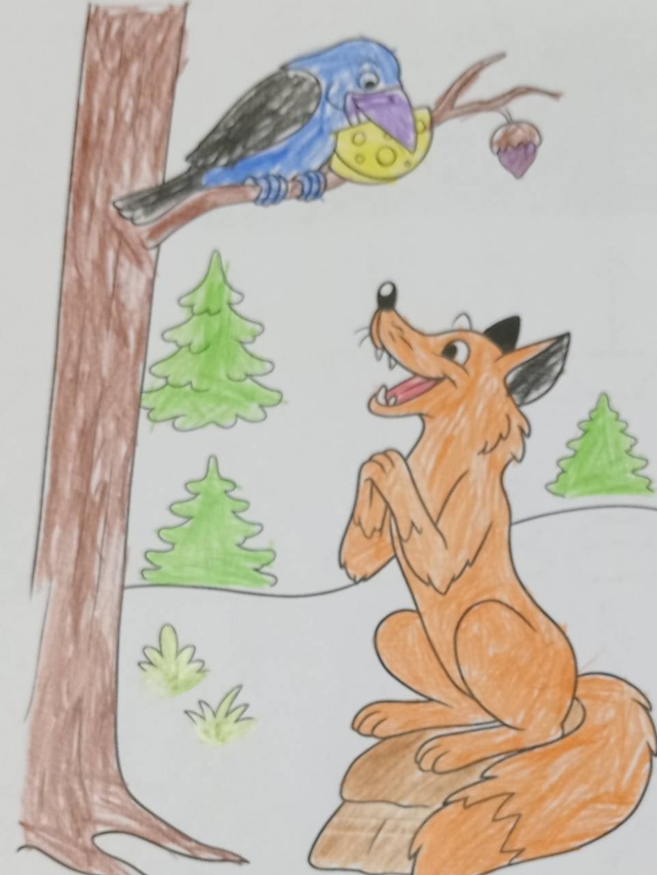 "Лисица и ворона"