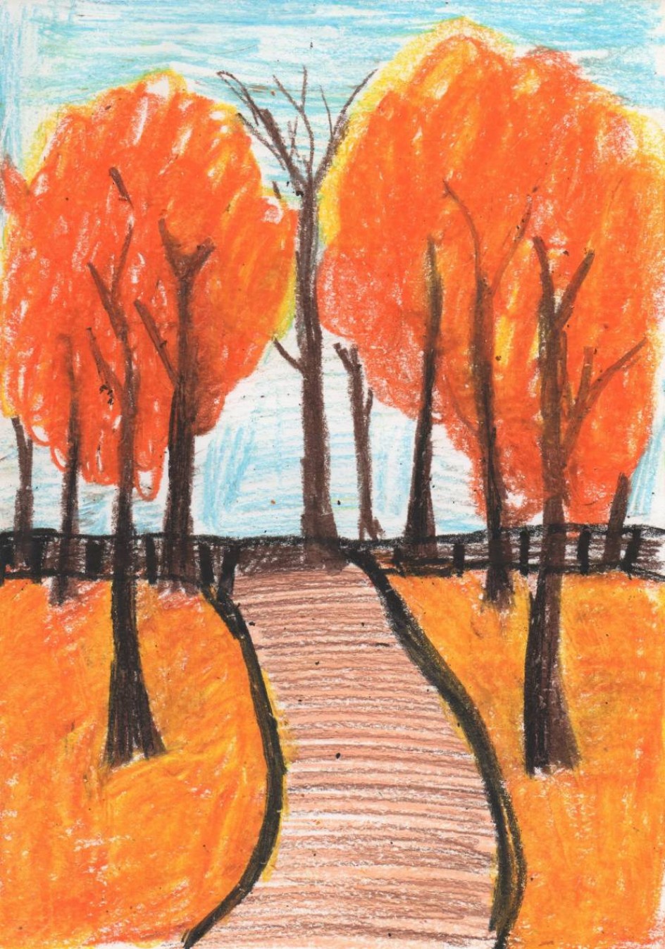 Тропинка в осень