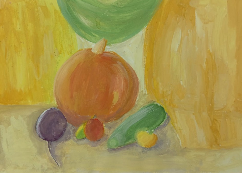 "Натюрморт в теплых тонах"