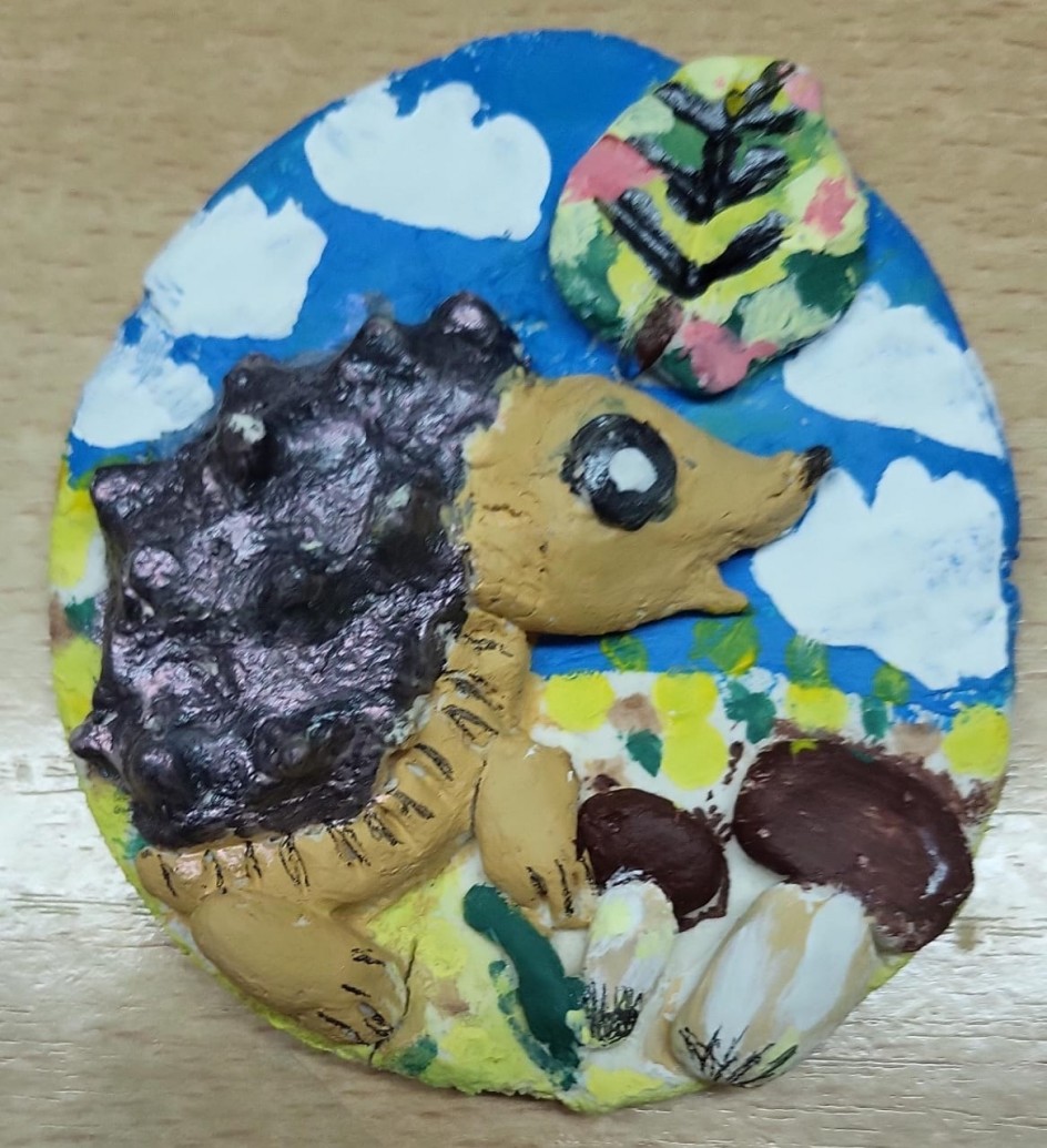 "Ёжик и грибочки"