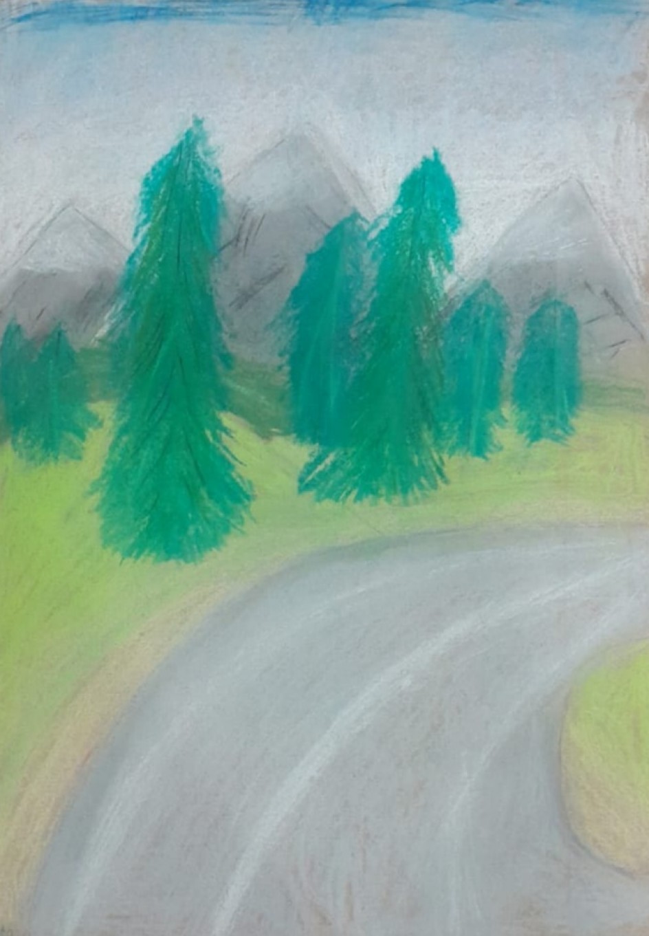 По дороге в горы