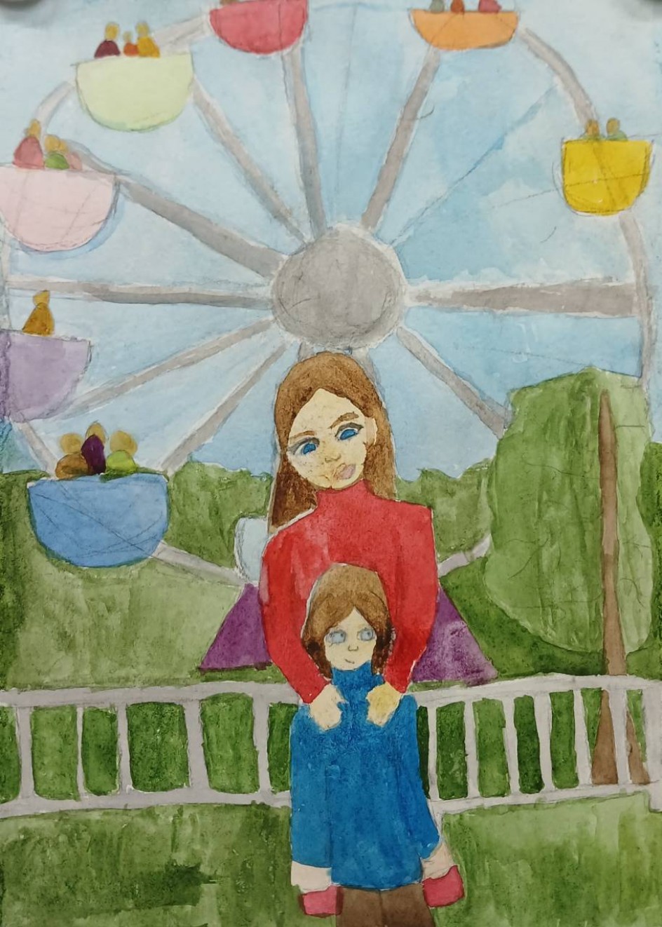 Мы с мамой в парке