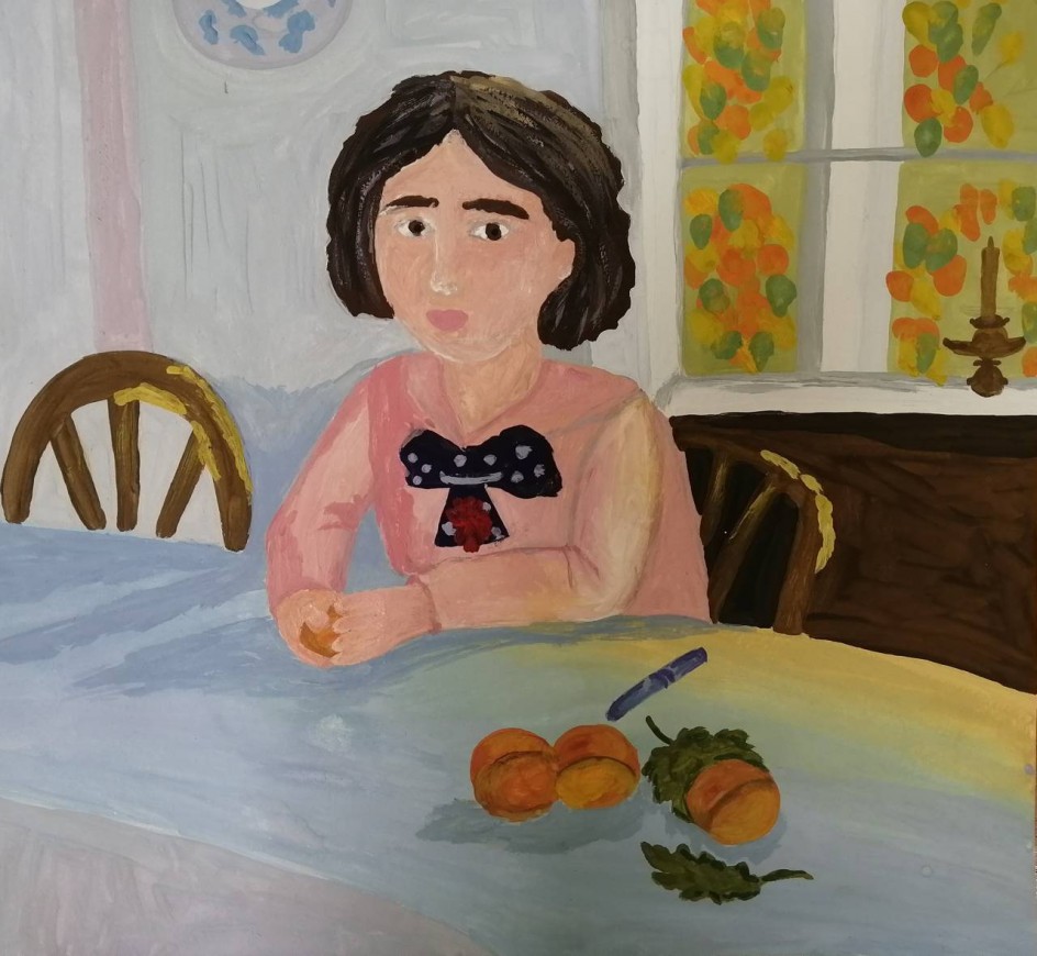 "Девочка с персиками"