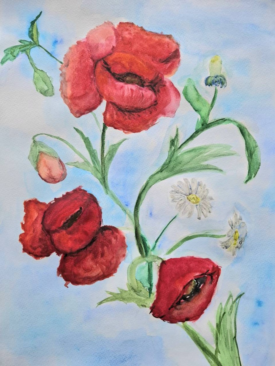 "Акварельные маки"