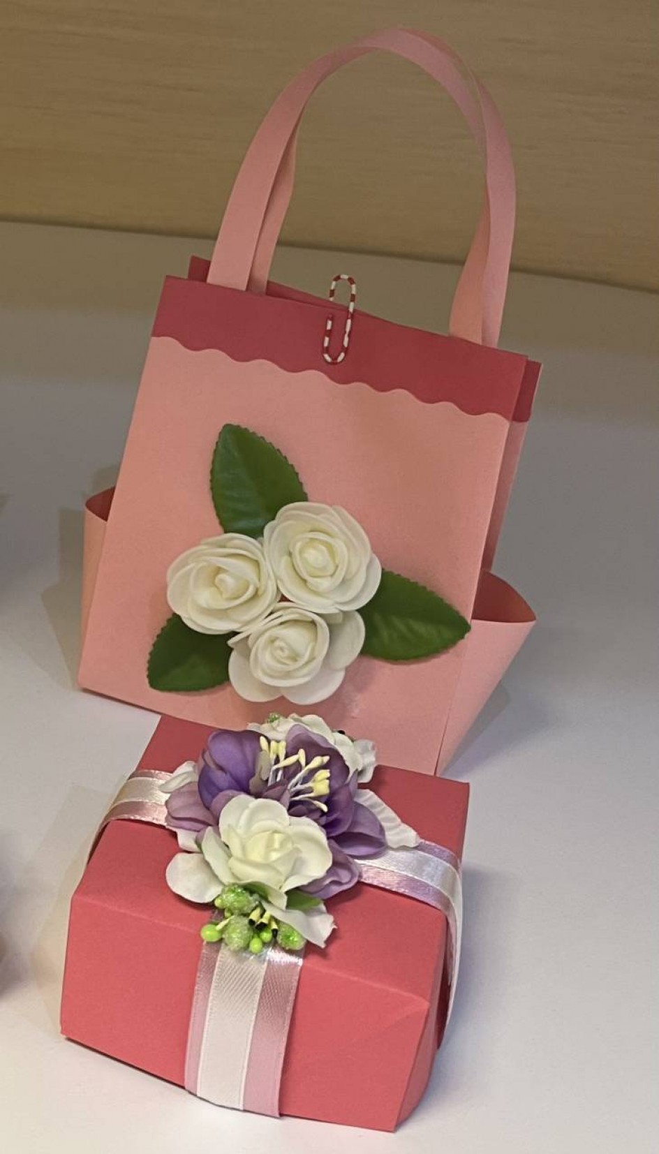 Бумажное волшебство: сумочка и коробочка