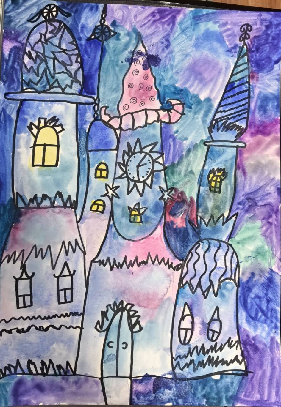 Под небом голубым есть город мой родной...