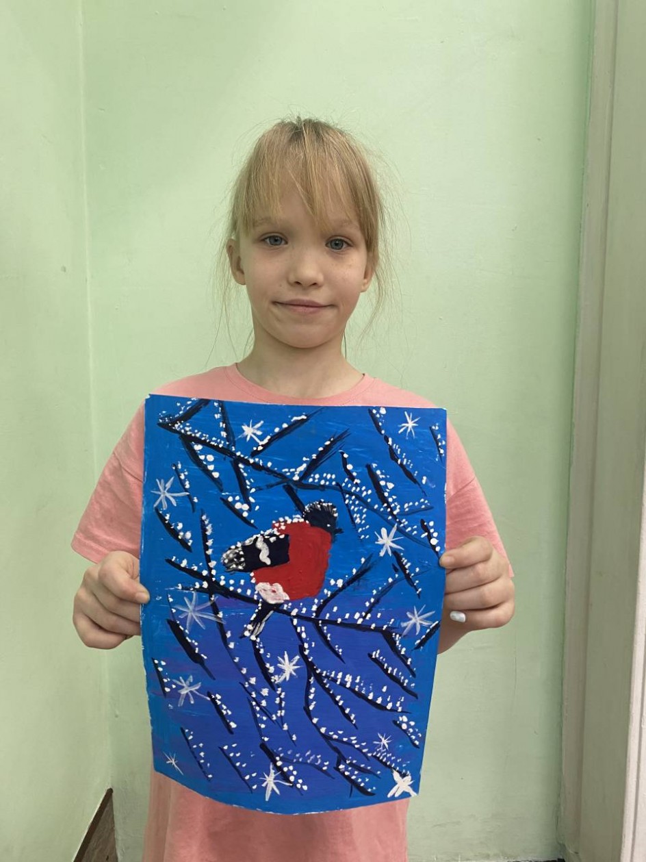 Птица в красном кафтане