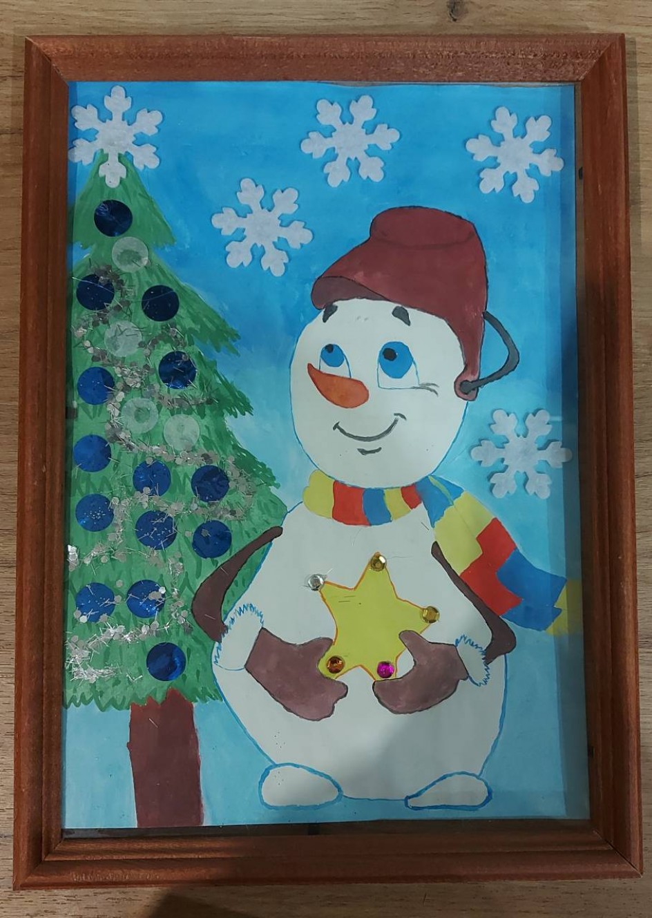 Снеговик спешит на праздник