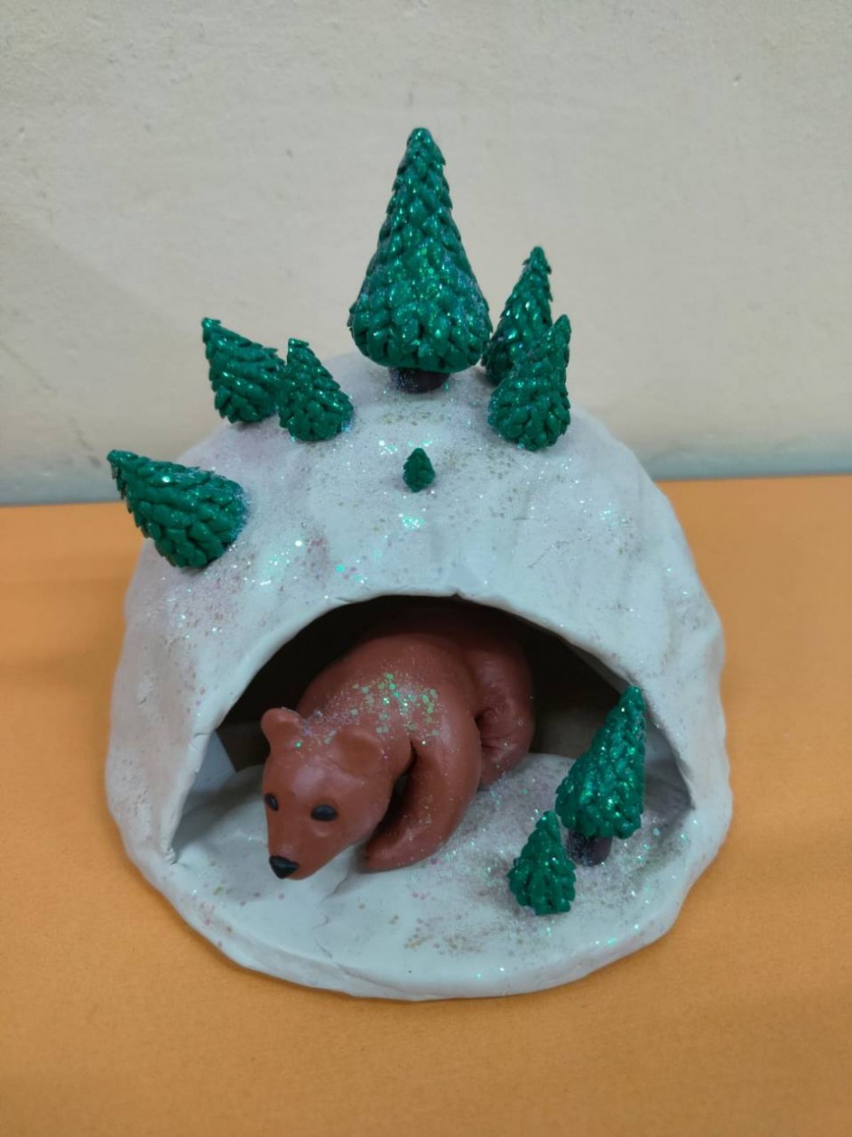 Мишка в берлоге