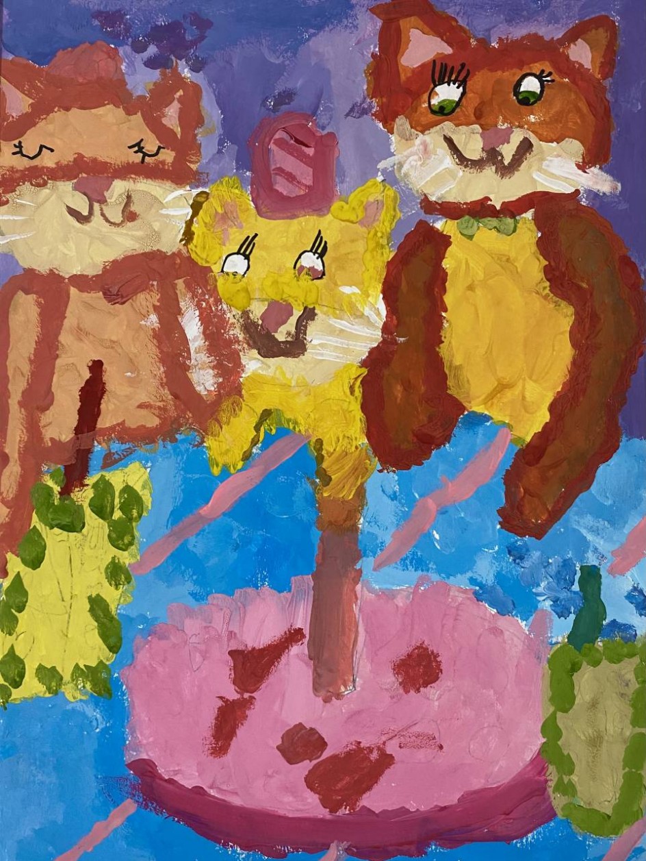 Семья котят