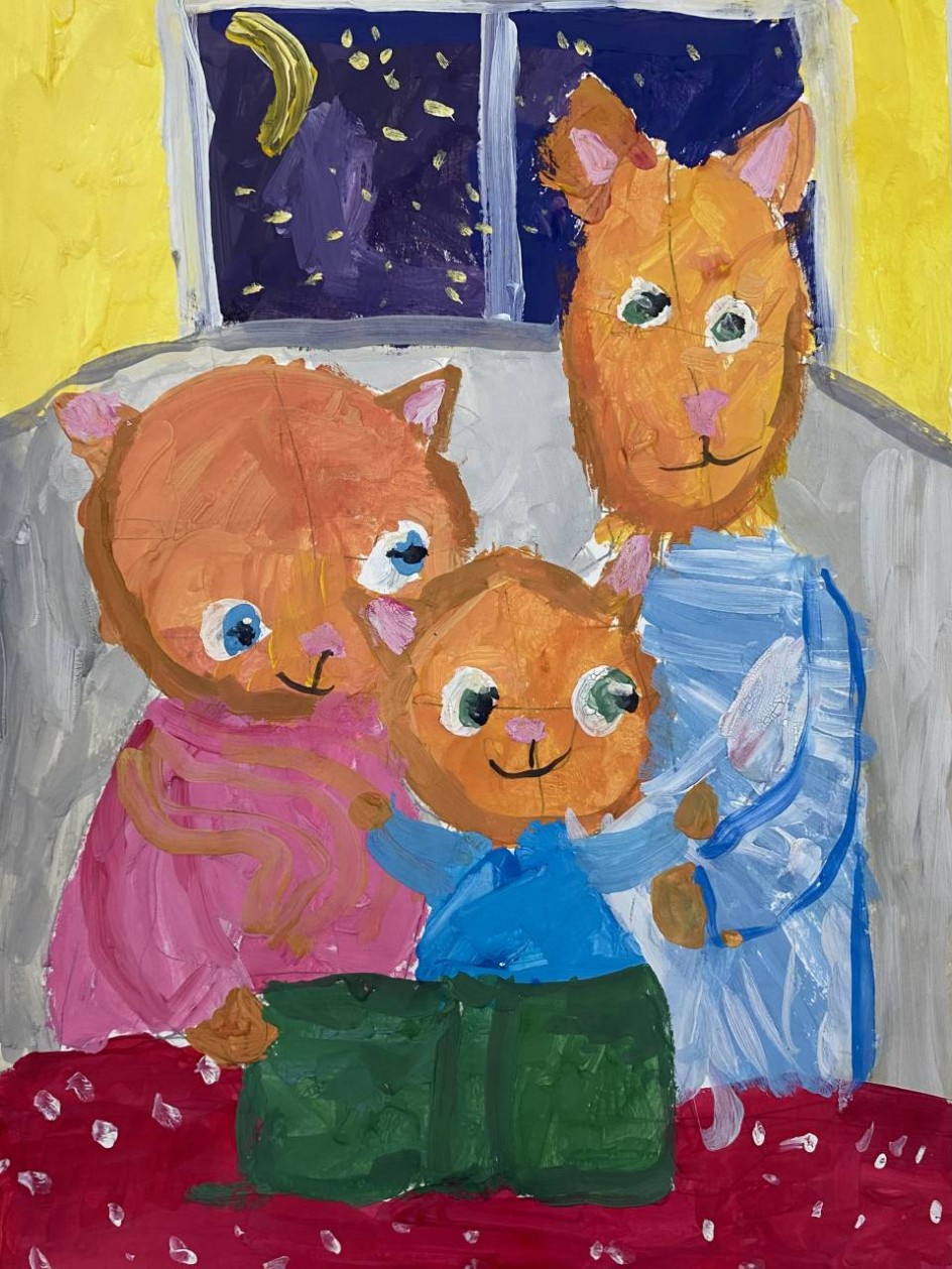 Семья котят