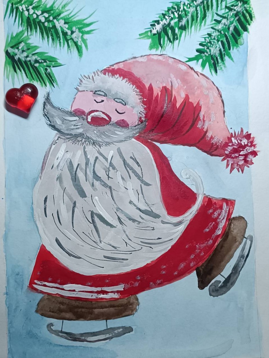 Забавный Дедушка Мороз