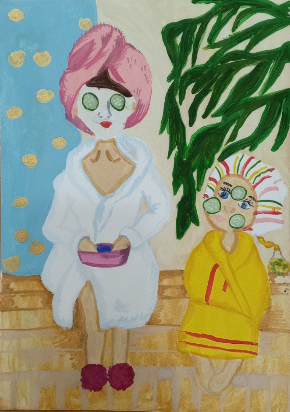 Отдых с мамой