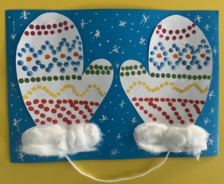 Зимняя рукавичка