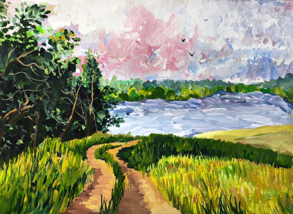 Дорога к реке.