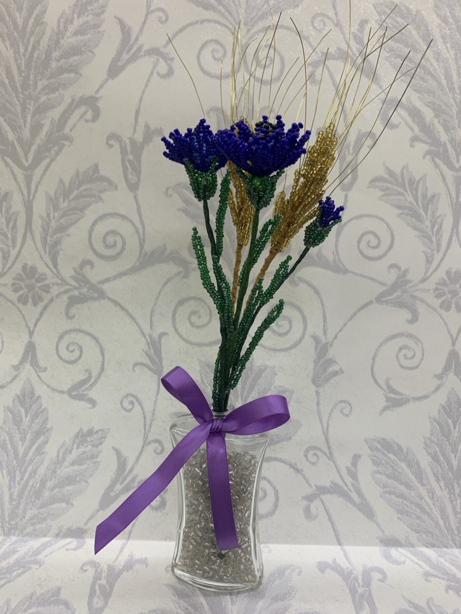 Васильки и колоски