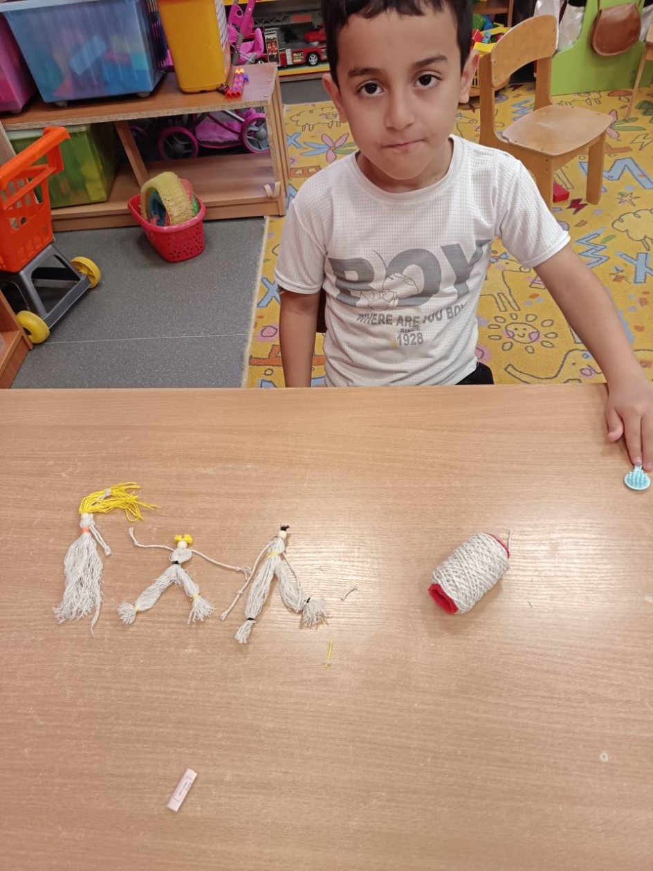 Куколки в технике макраме