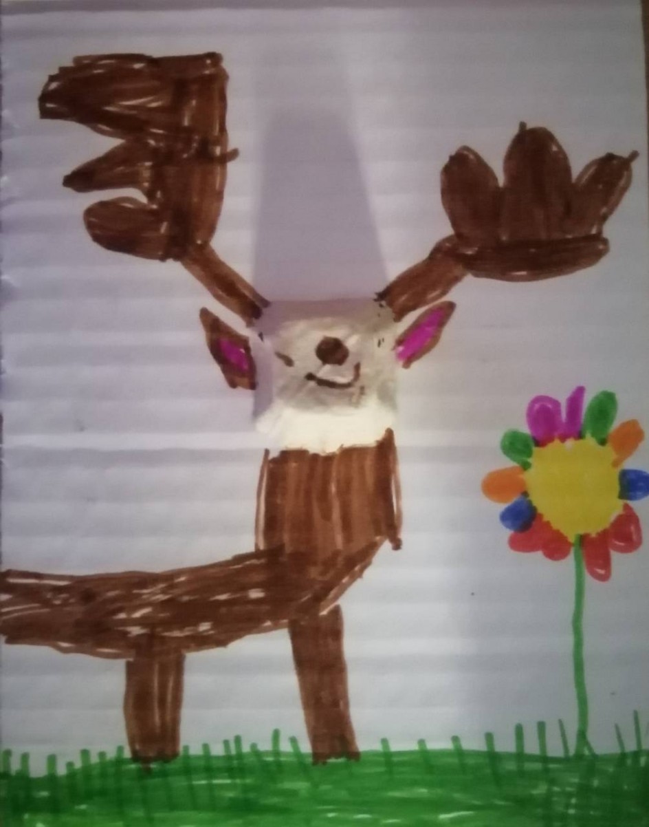 Лесной олень