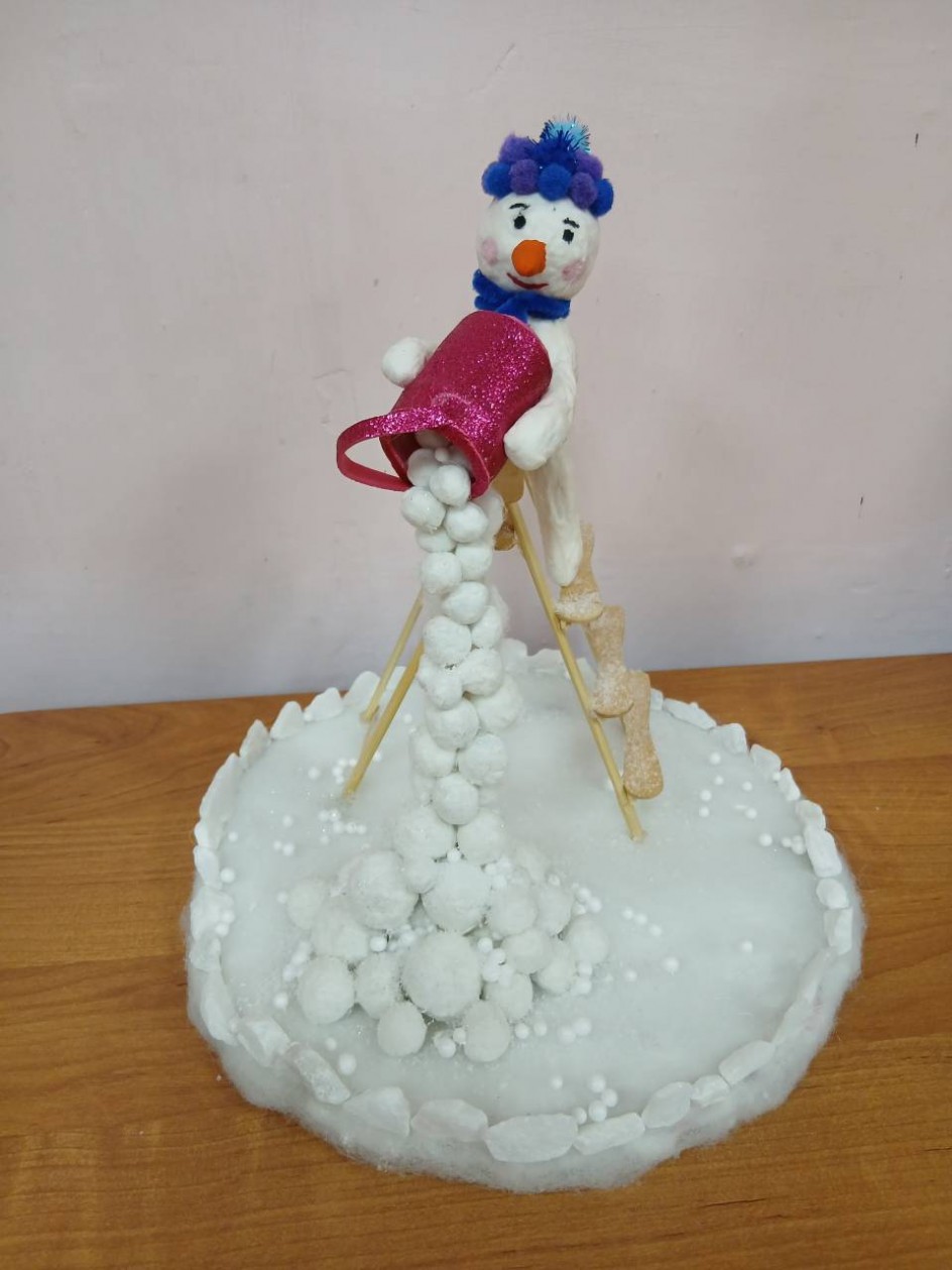 "Зимние забавы снеговика"