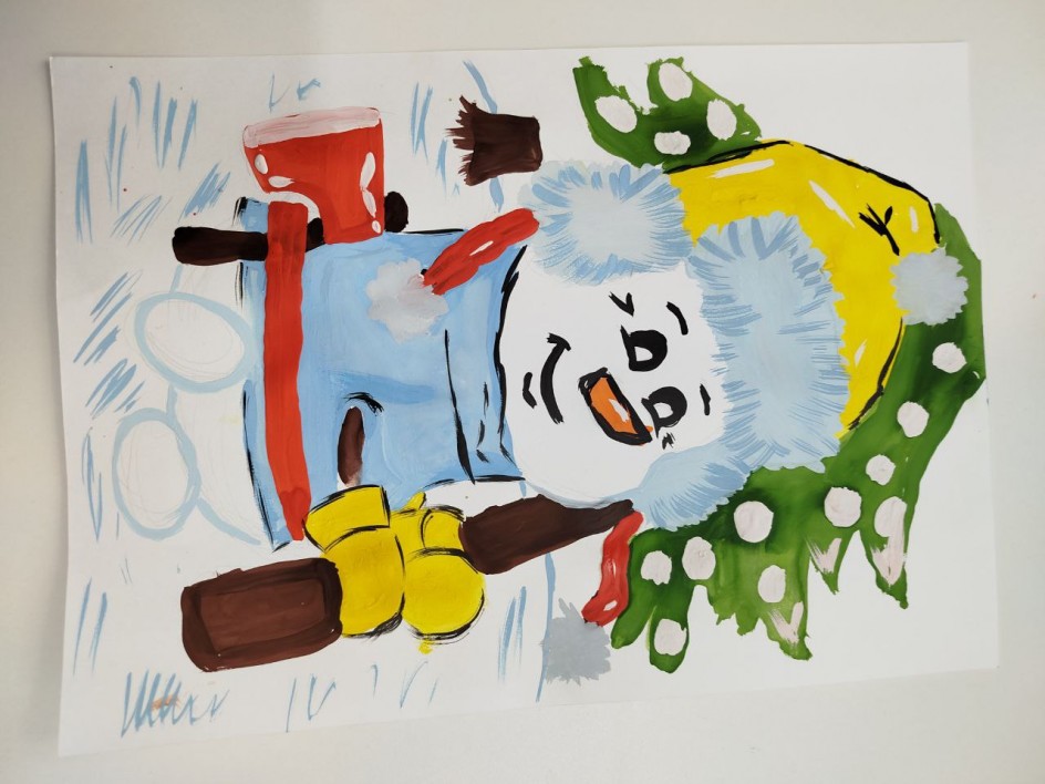 "Зимний хранитель тропинок"